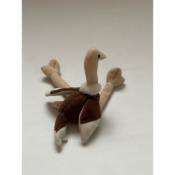 Stretchy Ostrich McDonalds Ty Teenie Beanie Baby 1993 - Picture 3 of 4